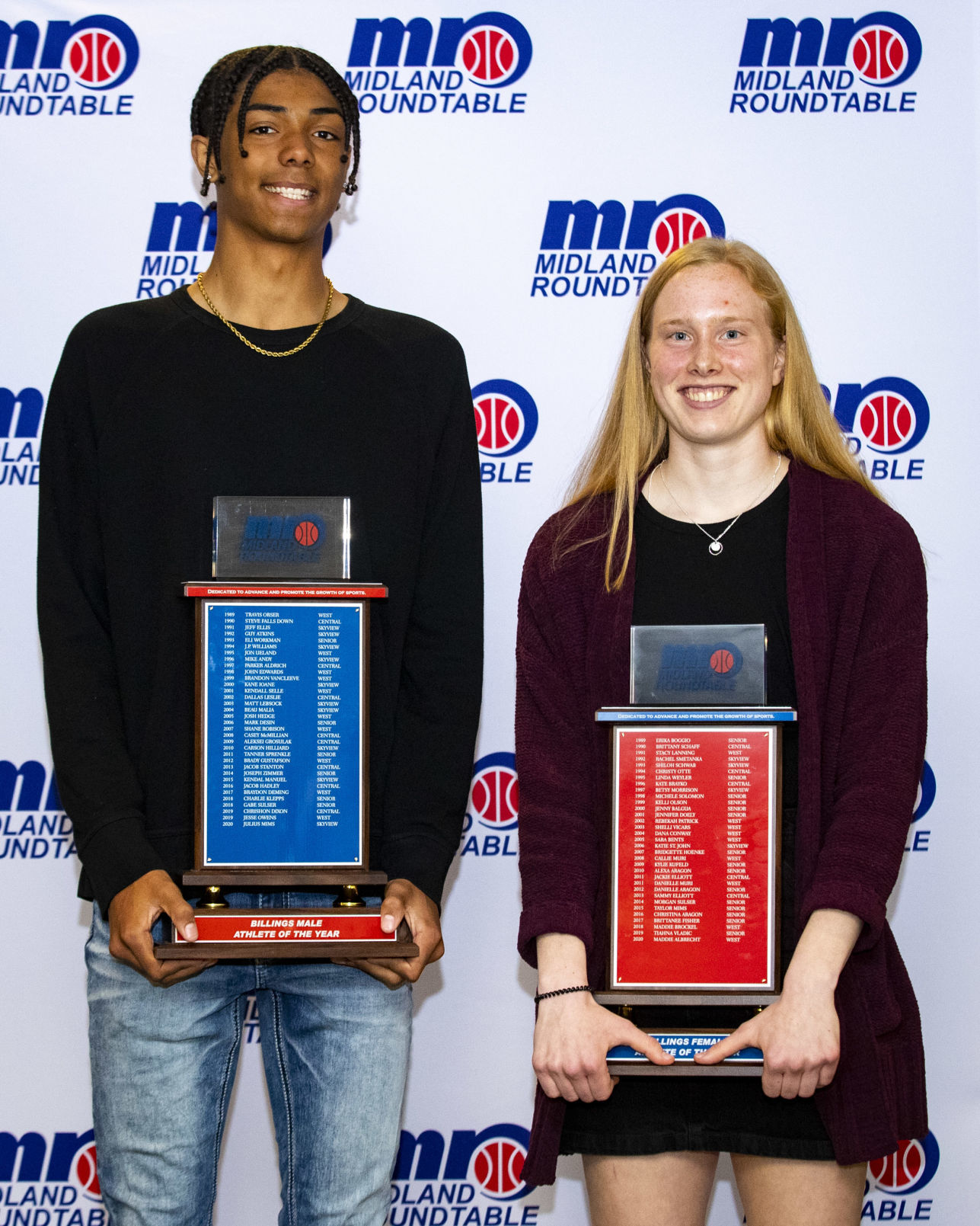 Midland Roundtable Athlete of the Year awards ceremony